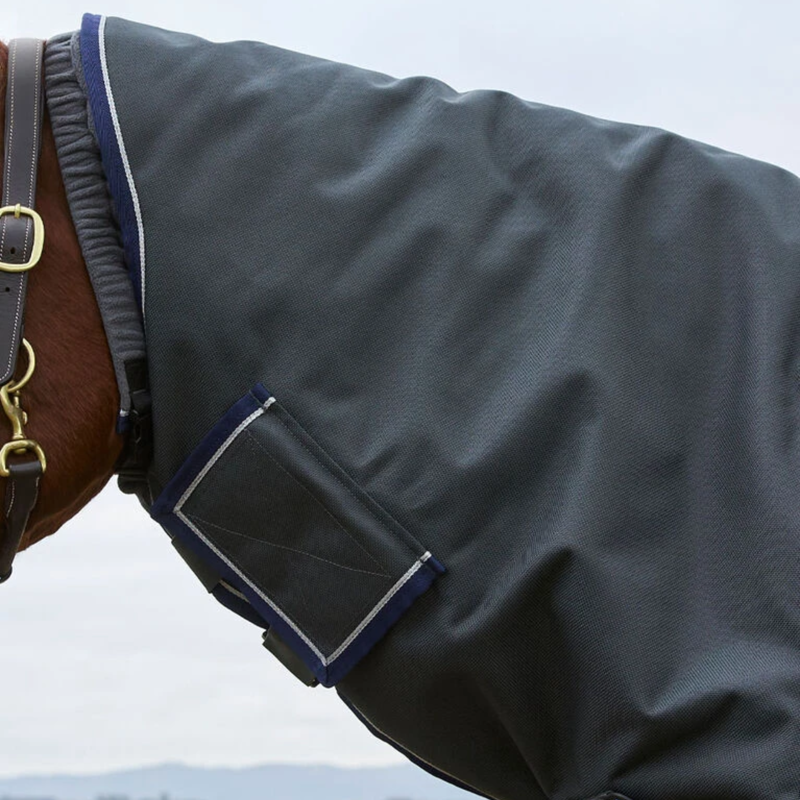 Weatherbeeta Comfitec Ultra Turnout Detach-A-Neck 100g Rug in Charcoal-5